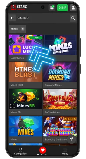 Find the Mines Game in the Casino Library